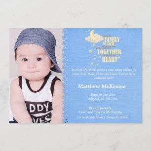Invitación de Adopción Boy