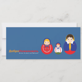 Invitación de Adopción Rusa - Matroyshka