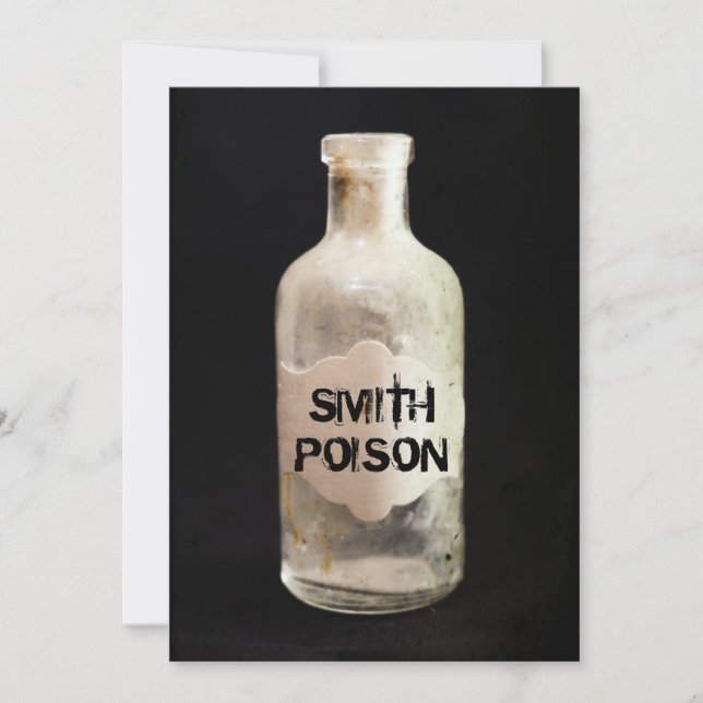 Invitación de adultos al partido Apothecary Poison (Anverso)
