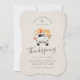 INVITACIÓN DE AGRADECIMIENTO | Cosecha de otoño rú