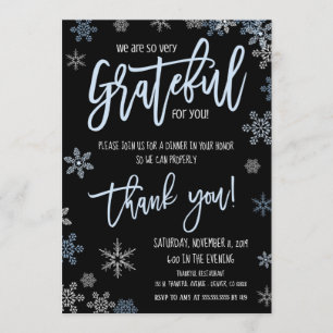 Invitación de Agradecimiento Navideño