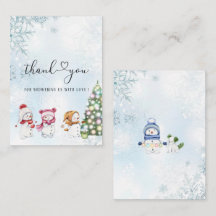 Invitación de agua para Baby Shower de Navidad Ale