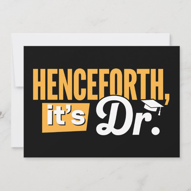 Invitación De ahora en adelante es Dr Licenciado Graduado Tít (Anverso)