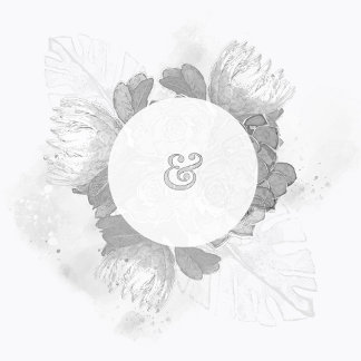 Invitación de Ahorro de Fecha de Boda de Protea y 