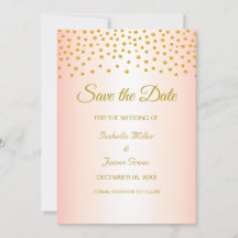 Invitación de Ahorro de Fecha de Boda de Rosa Dora