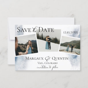 Invitación de Ahorro de Fecha de Fotografía de Acu