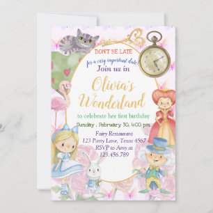 Invitación de Alisa en Onederland