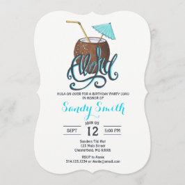 Invitación de Aloha Hawaiian Luau