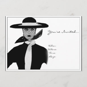 Invitación de Alta Sociedad Vintage