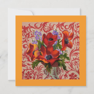 Invitación de amapolas