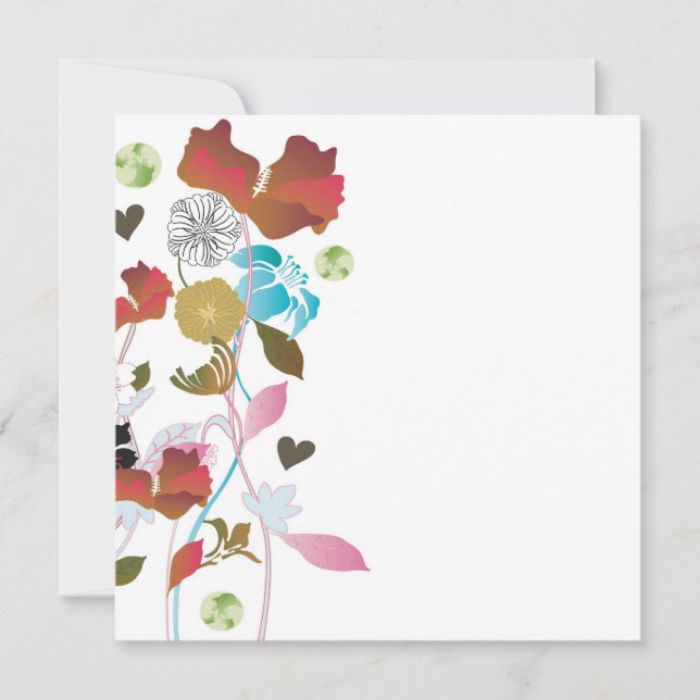 Invitación de amapolas (Anverso)