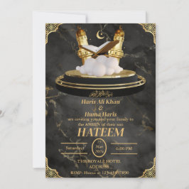 Invitación de Ameen para niños musulmanes lindos d