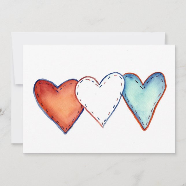 Invitación de American Hearts (Anverso)