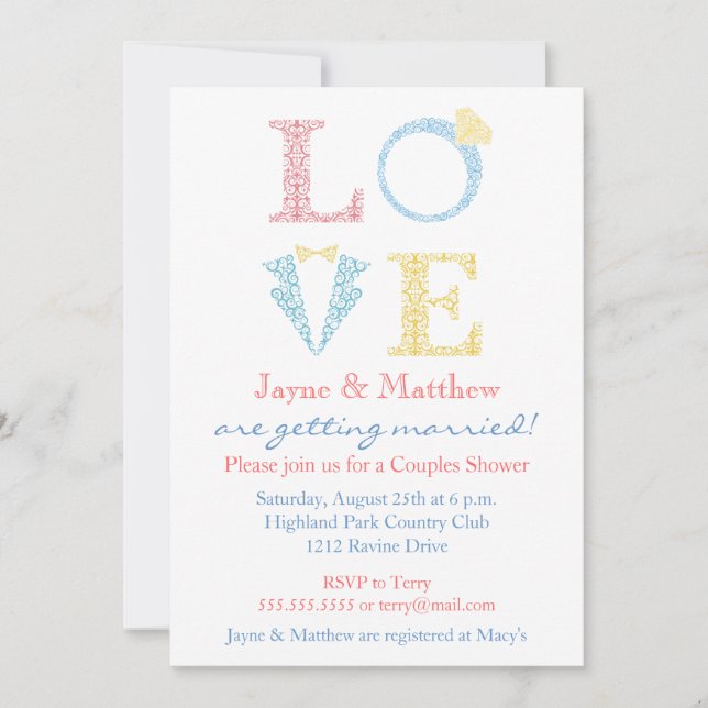 Invitación de AMOR (Anverso)