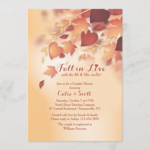 Invitación de Amor de Otoño