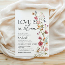 Invitación de Amor en Flor | Invitación para Despe