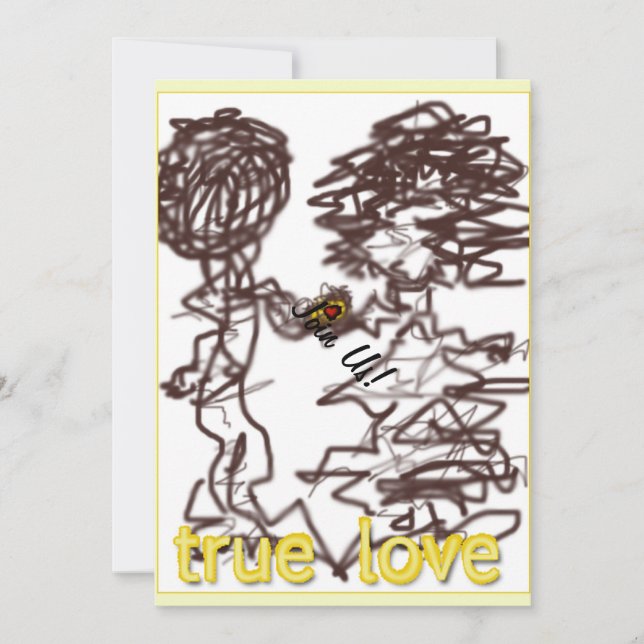 Invitación de amor verdadero (Anverso)