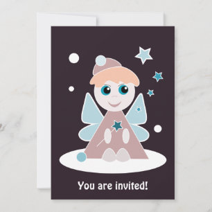 Invitación de Ángel de Navidad - Personalizada