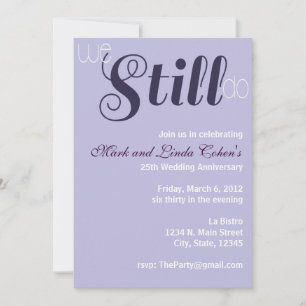 Invitación de Aniversario Aún lo Hacemos