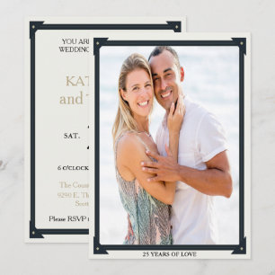 Invitación de Aniversario de 25 Años de Amor