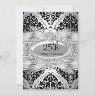 Invitación de aniversario de 25 años de Damasco y