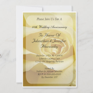 Invitación de Aniversario de Boda