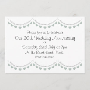Invitación de aniversario de boda china moderna de