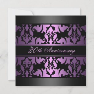 Invitación de aniversario de boda con diseño de da