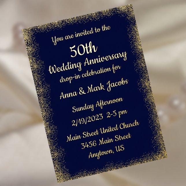 Invitación de aniversario de bodas (Subido por el creador)