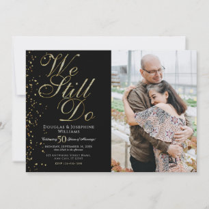 Invitación de aniversario de bodas de 50 años 'Aún
