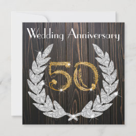 Invitación de Aniversario de Bodas de Diamante Lau