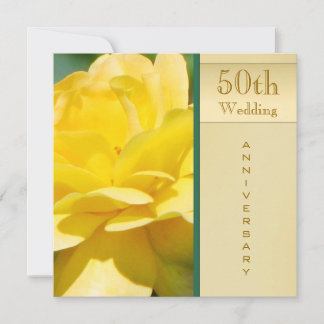 Invitación de aniversario de bodas de oro