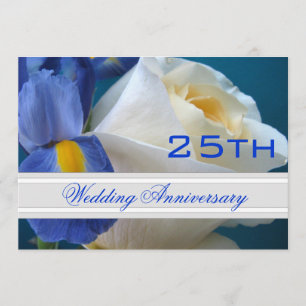 Invitación de aniversario de bodas número 25 de Ir