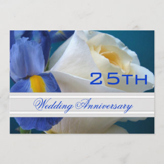 Invitación de aniversario de bodas número 25 de Ir