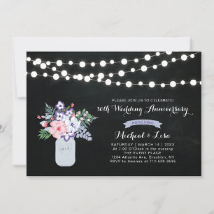 Invitación de aniversario de bodas número 30 en pi