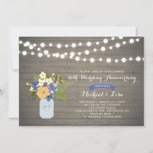 Invitación de Aniversario de Bodas número 50 de Ma