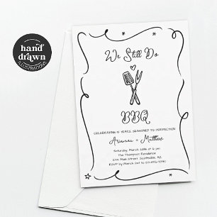 Invitación de aniversario de fiesta de BBQ 'We Sti