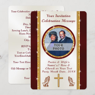 Invitación de Aniversario de Iglesia o CUALQUIER O