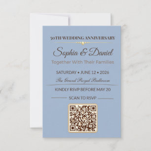 Invitación de Aniversario de Oro   Gala de Amor El