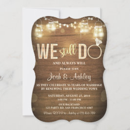 Invitación de aniversario Fiesta de renovación de 