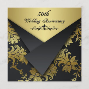 Invitación de aniversario número 50 de FAUX Flaps