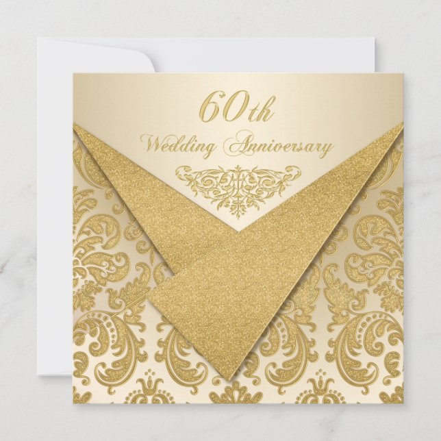 Invitación de aniversario número 60 de FAUX Flaps  (Anverso)