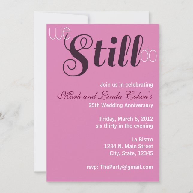 Invitación de aniversario que todavía hacemos (Anverso)