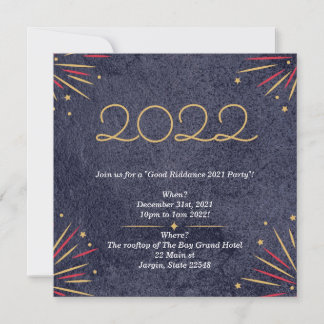 Invitación de Año Nuevo