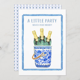Invitación de Año Nuevo a Chinoiserie Wine Bucket