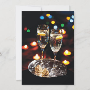 Invitación de Año Nuevo las 5 horas, los 7 días de