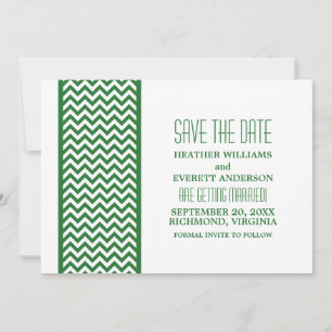 Invitación de anuncio de fecha de boda con borde d