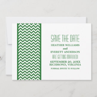 Invitación de anuncio de fecha de boda con borde d