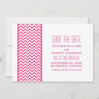 Invitación de anuncio de fecha de boda con borde d