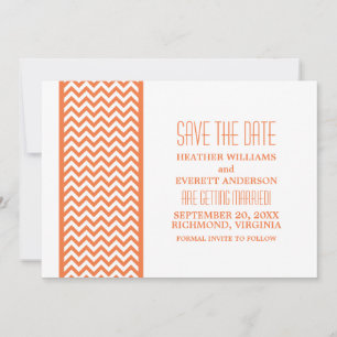 Invitación de Anuncio de Fecha de Boda con Borde d